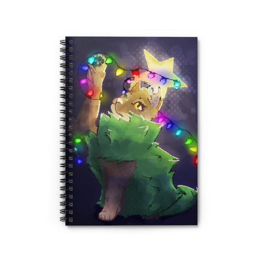 Christmas Cat Notebook