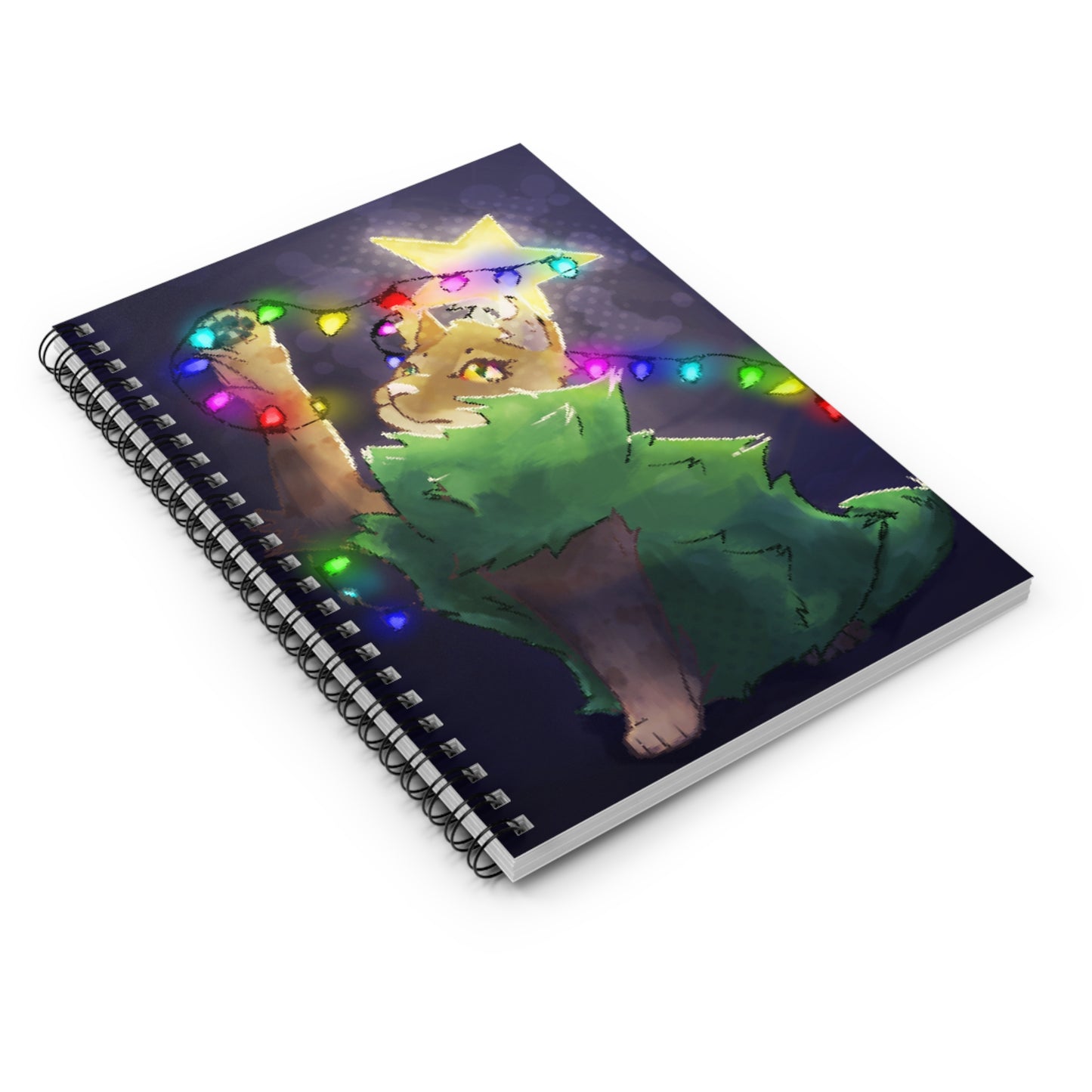 Christmas Cat Notebook