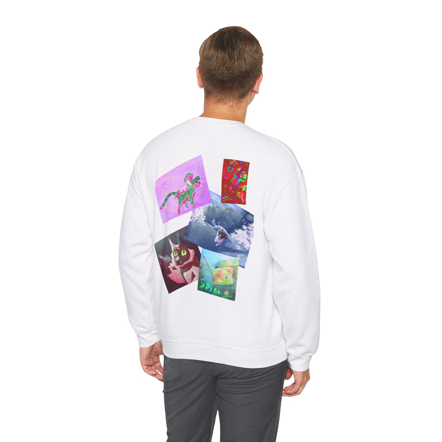 A ton of my art Unisex Heavy Blend™ Crewneck Sweatshirt